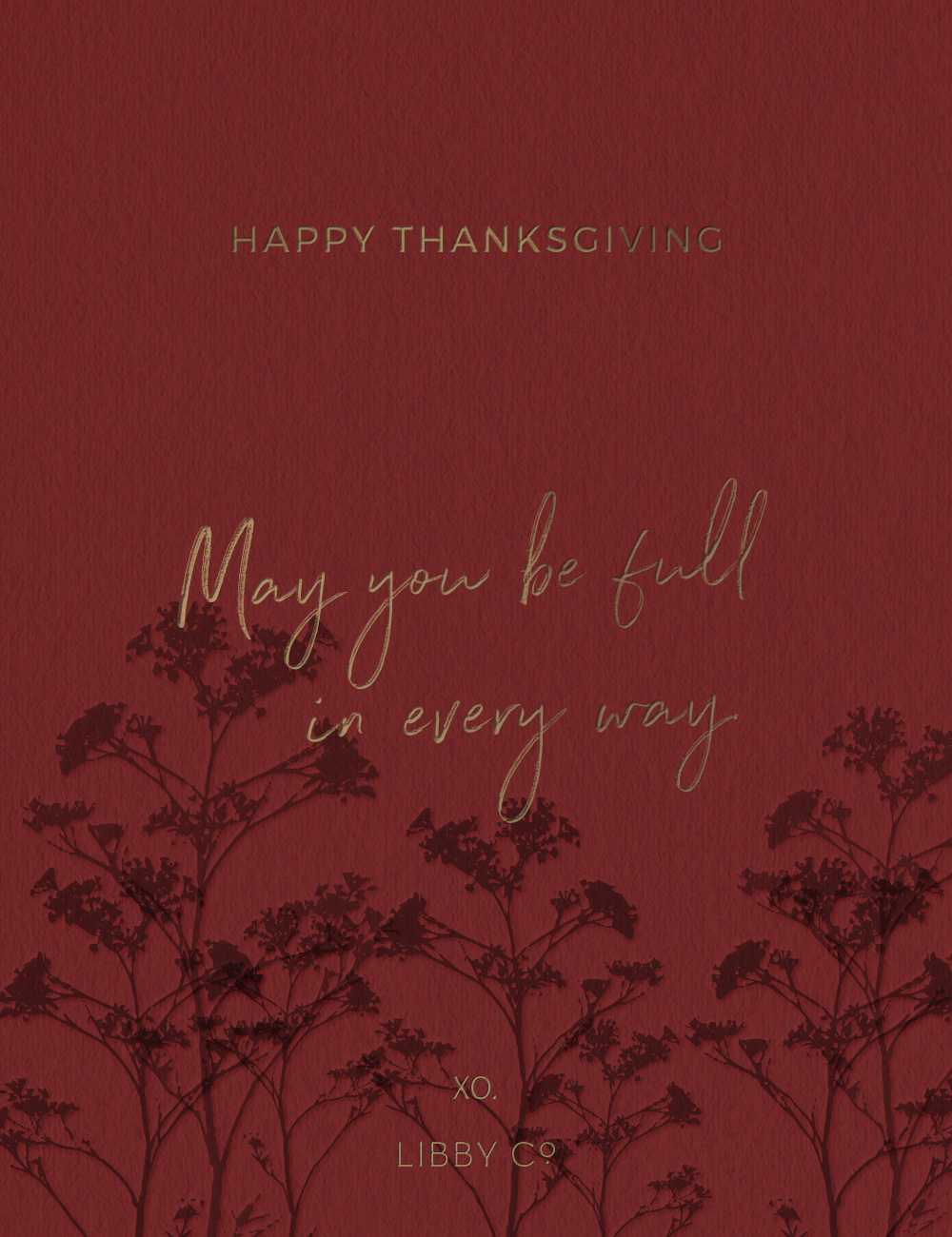 Happy Thanksgiving designed by Libby Bryant, LIBBY Co. Studio