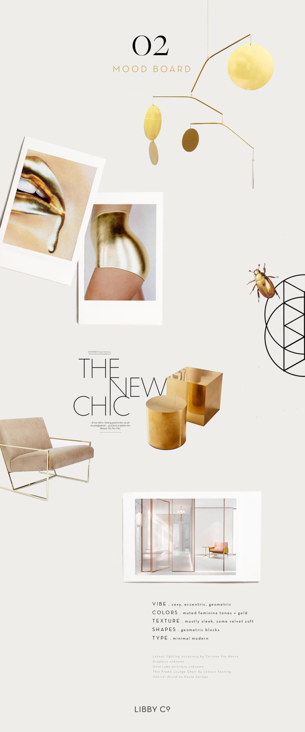 Gold inspiration for branding and interiors. Get the look >>
